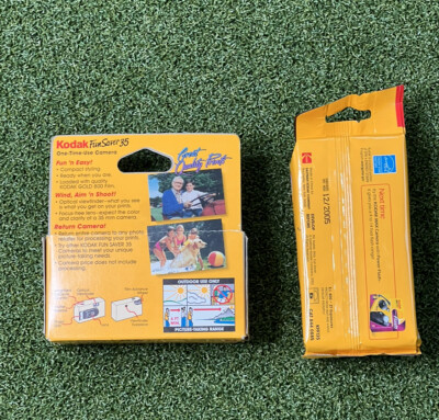 2) Vintage Kodak Fun Saver 35mm Outdoor Use Camera 27 Exposures