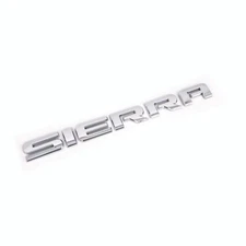 1pc GMC 2007-20 Sierra OEM Chrome Front Door / Tailgate Badge Emblem Nameplate 