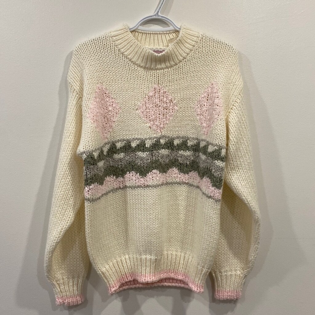 Vintage Gad-Abouts Hand Knit Look Sweater