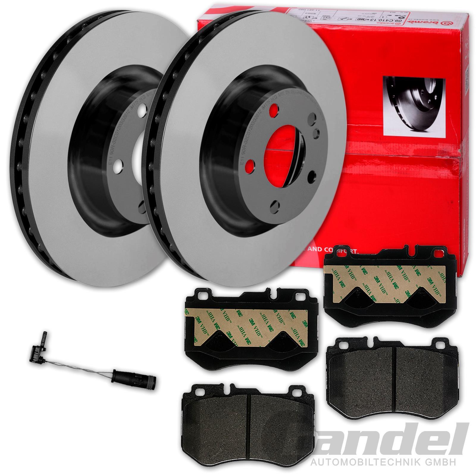 DISCOS DE FRENO BREMBO + PASTILLAS DELANTERAS MERCEDES CLASE E W213 S213 + CLS C257