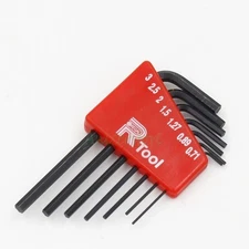 7pcs/set 0.71mm - 3mm Mini Hex Screwdriver Hexagon Allen Wrench Tool 7 Sizes