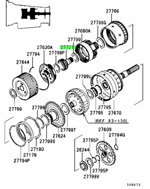 送料3 Mitsubishi Pajero GEAR A/T U/D SUN MR222584 Genuine JDM OEM | eBay