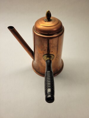 Vintage Copper Chocolate Pot Wooden Handle Coppercraft Guild | eBay
