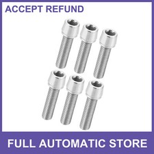 SIX Bicycle MTB Stem Screw M5x20mm Socket Head Cap Bolts Screws Nuts Steel