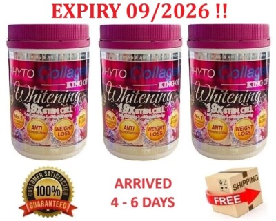 3x Phyto Collagen King of Whitening Anti-Aging 19x Stemcell Fresh Stocks