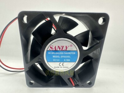 1 pcs SANLY 6025 SF6025SL DC12V 0.10A silent 60 * 25MM humidifier cooling fan