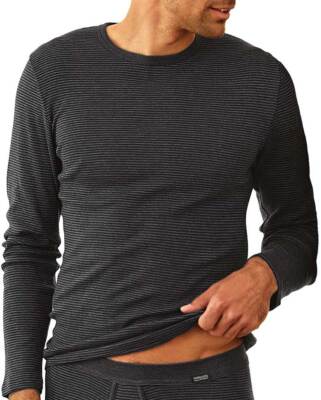 Ammann - Herren Langarm Shirt  (1/1 Unterhemd)  ''Jeans''  anthrazit
