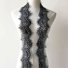 3 Yards Chantilly Lace Trim Scalloped Edge Eyelash Lace Ribbons for Lingerie