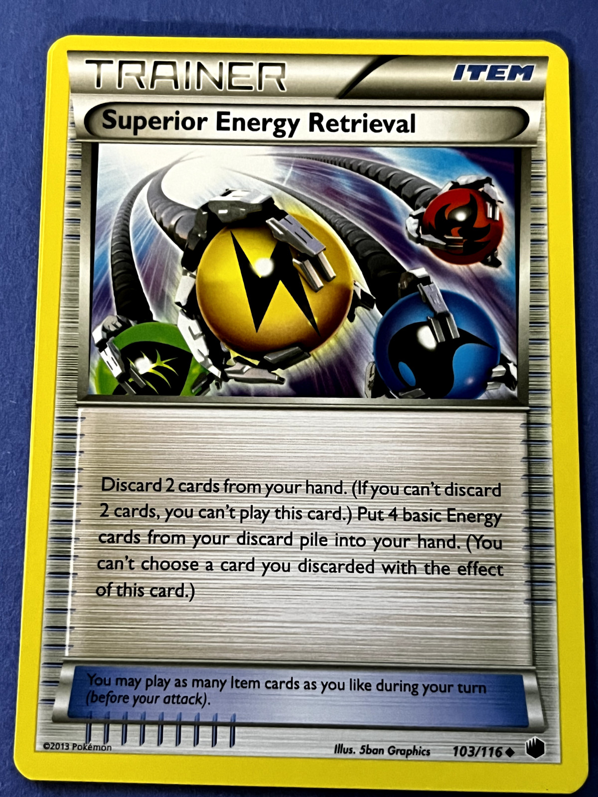 Pokemon Plasma Freeze 103/116 Superior Energy Retrieval