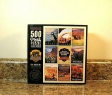 Americanflat 500 Piece Jigsaw Puzzle National Parks Wilderness Wonder 18x24