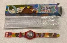 1998 Burger King Rugrats The Movie Watch Floating Flowers New In Box FREE SHIP