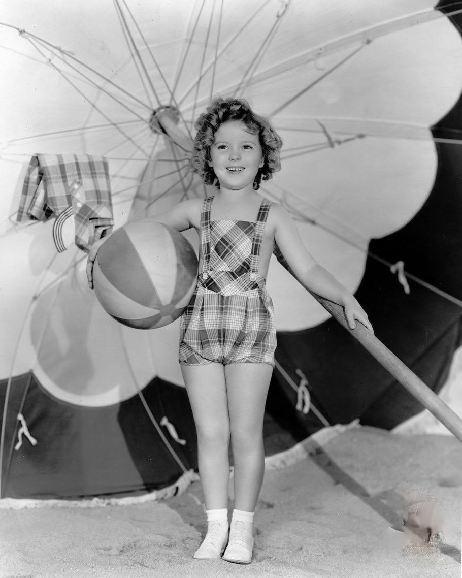 Shirley Temple In Beach 8x10 Picture Celebrity Print | eBay