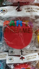 Party Streamers Various Colors  Mix Match  Birthday  213 FT  Volume Pricing
