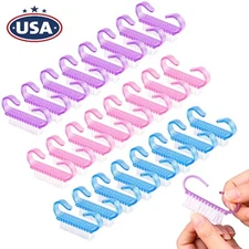 24× Handle Grip Nail Brush Fingernail Scrub Cleaning Brushes Fingernail Scrub US