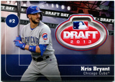 2020 Topps Series 2 Kris Bryant Draft Day Medallion Gold /50 Chicago Cubs