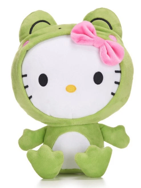NEW OFFICIAL 10" HELLO KITTY KAWAII KUTIES SOFT TOY HELLO KITTY OUTFIT PLUSH
