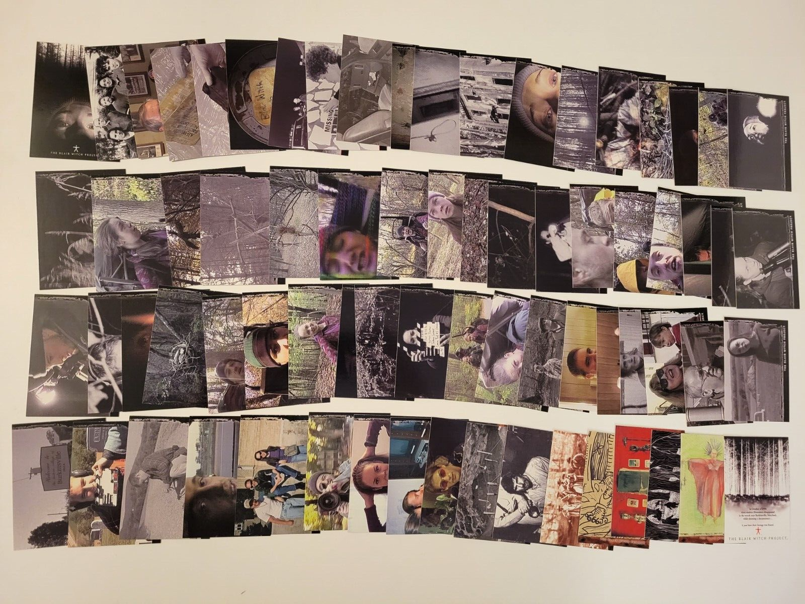 1999 The BLAIR WITCH PROJECT Complete CARD SET 72 NM/MT HIGH GRADE Topps Horror - Picture 3 of 6