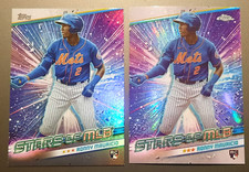 RONNY MAURICIO ROOKIE-2024 TOPPS-STARS OF THE MLB-BASE & CHROME ⚾️ BASEBALL CARD