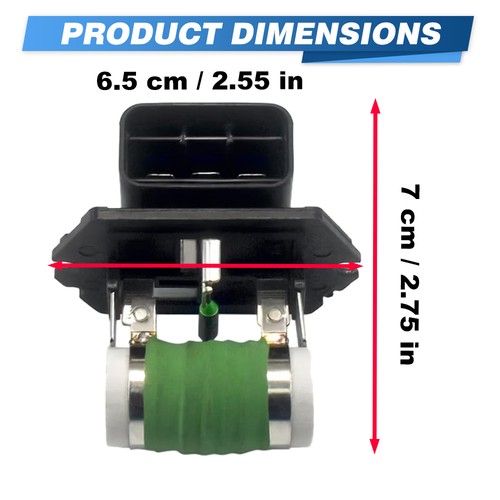 Cooling Fan Resistor For Hyundai Sonata Sedan 4-Door 2.0L 2011-2014 25385C1600 - Picture 3 of 7