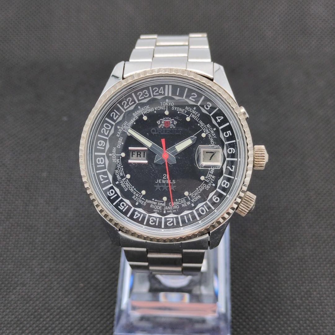 ORIENT King Master Automatic World Time Watch Day… - image 2