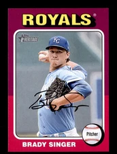 2024 Topps Heritage #164 Brady Singer Kansas City Royals