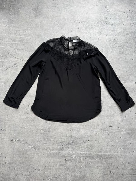 Women Sandro Paris Shirt Black 36 / S #NTPG