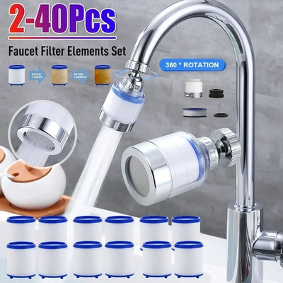 #ad Kitchen Faucet Water Filter Pressurized Sink Filter Water Purifier 360° $9.56
