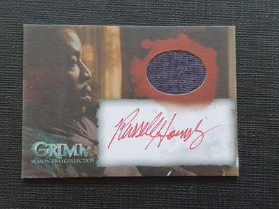GRIMM SEASON 2 AUTOGRAPH COSTUME CARD (Breygent/2014) #RHAC RUSSELL HORNSBY