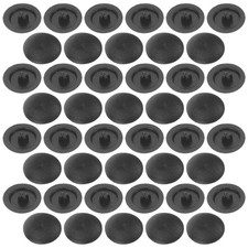 500 Pcs Screw Hole Plugs Cover Caps Black Plastic End for Screws