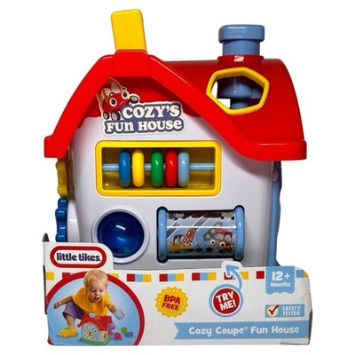 NEW Little Tikes Cozy Coupe Fun House Toy Sensory Shape Sorter Toy 