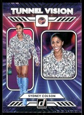 2025 Donruss WNBA #11 Sydney Colson Tunnel Vision
