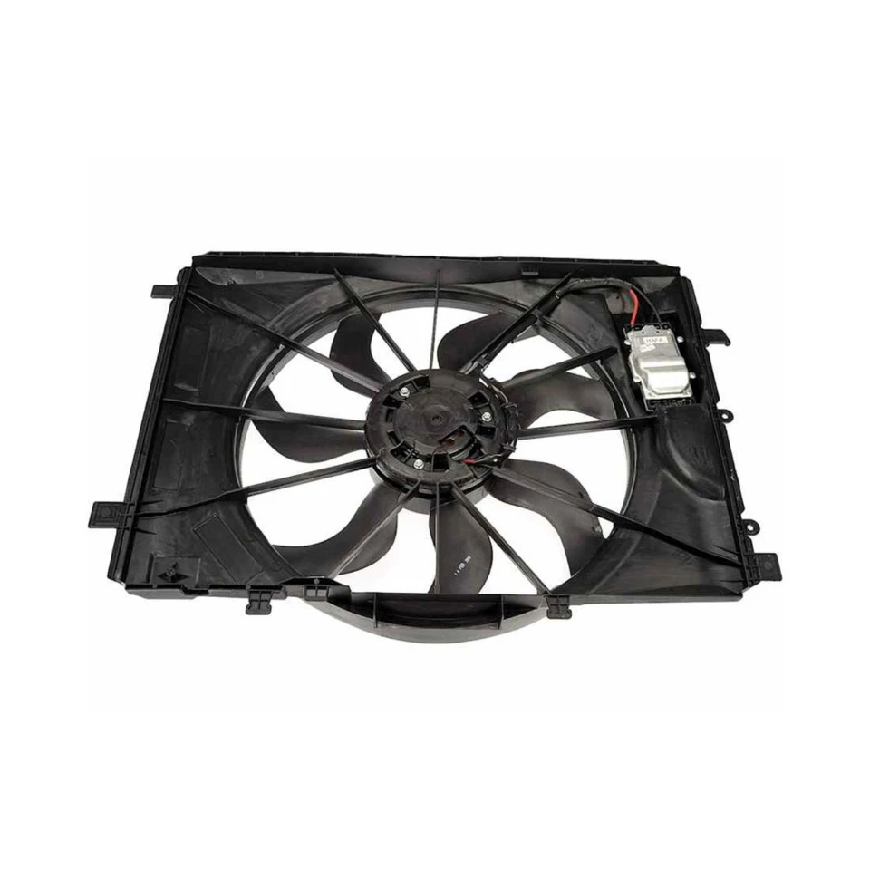 Ventilador de radiador para Mercedes-Benz SLC180 2017-2020 | Motor cepillado de plástico y metal Foto 2 de 4