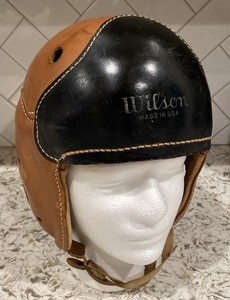 1930s leather wilson football helmet Vintage 1930s Football Helmet | eBay