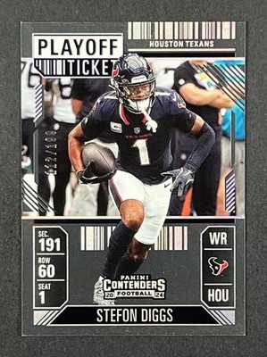 2024 Panini Contenders - Stefon Diggs /199 Playoff Ticket #40