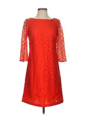 Nine West Women Red Cocktail Dress 2