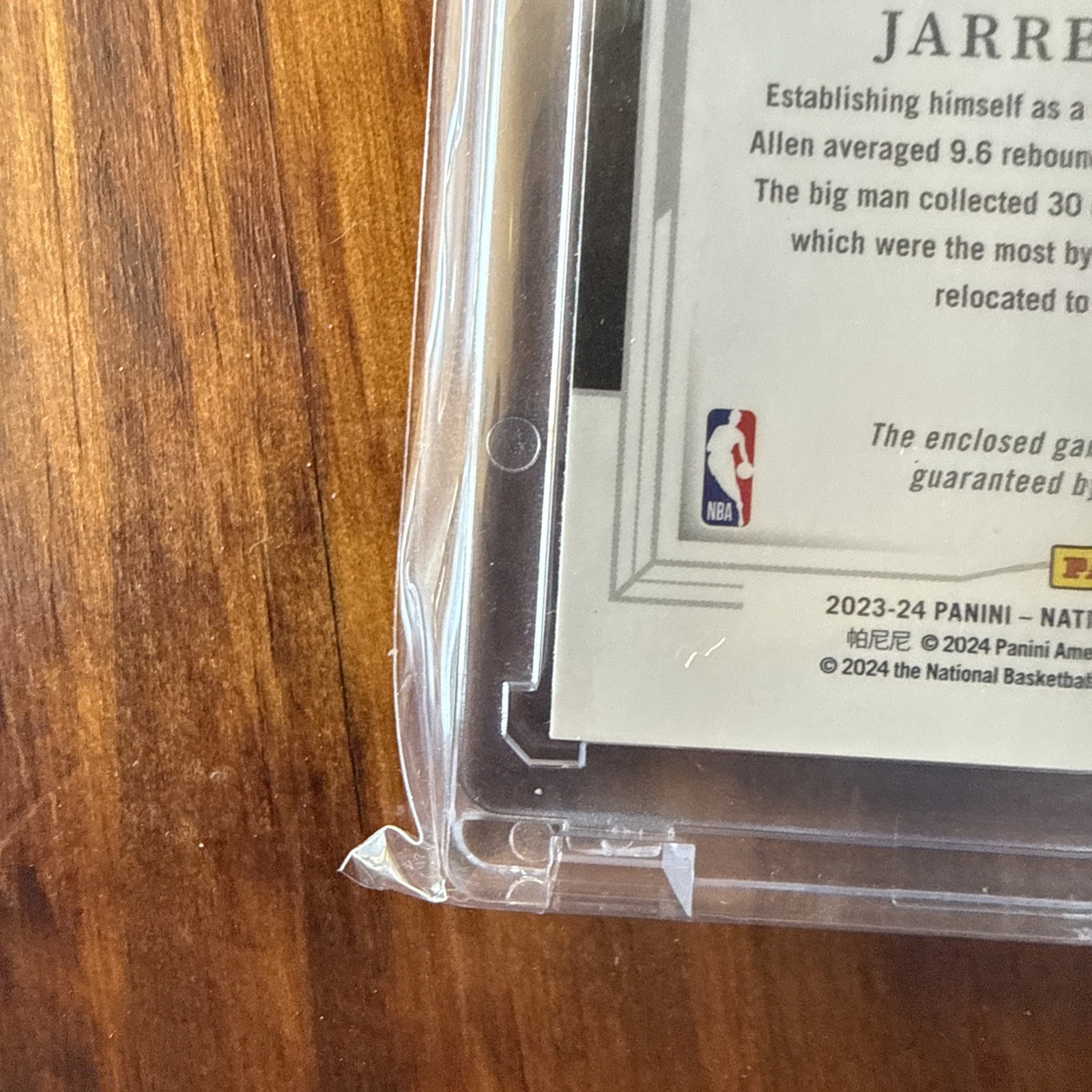 JARRETT ALLEN LOGOMAN 2024-25 National Treasures Basketball  True GW LOGOMAN 2/5 view 11