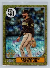 2022 Topps #T87C2-100 Fernando Tatis Jr. 1987 Topps 35th Anniversary Chrome