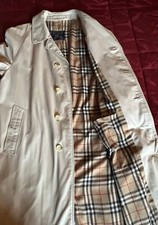 Vintage Burberrys London – Trench coat con Fodera Tartan - Anni 80/90 - 50 Reg
