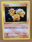 Pokemon Cards Vulpix 1st edition Base Set Shadowless  68/102 NM WOTC