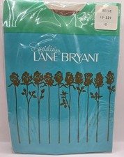 Vtg Lane Bryant Seamless All Nylon Hosiery Beige Size 10 New In Retro Packaging