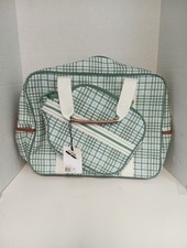 Plaid Pickleball Bag  Paddle Cover Set Green/Blue - Hearth  Hand