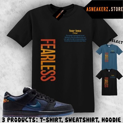 Shirt To Match SB Dunk Low Pro Bluetile Sneaker Matching Tee Fearless T-Shirt