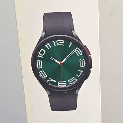 Samsung Galaxy Watch Analog Quartz Green Dial Black Case Silicone Strap 50m