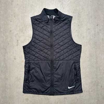 Nike Aerolayer Running Vest Black Size Large
