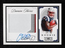 2019 National Treasures Crossover Rookie 56/99 Damien Harris Patch Auto 0d44