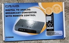 Craig Digital To Analog Broadcast Converter TV