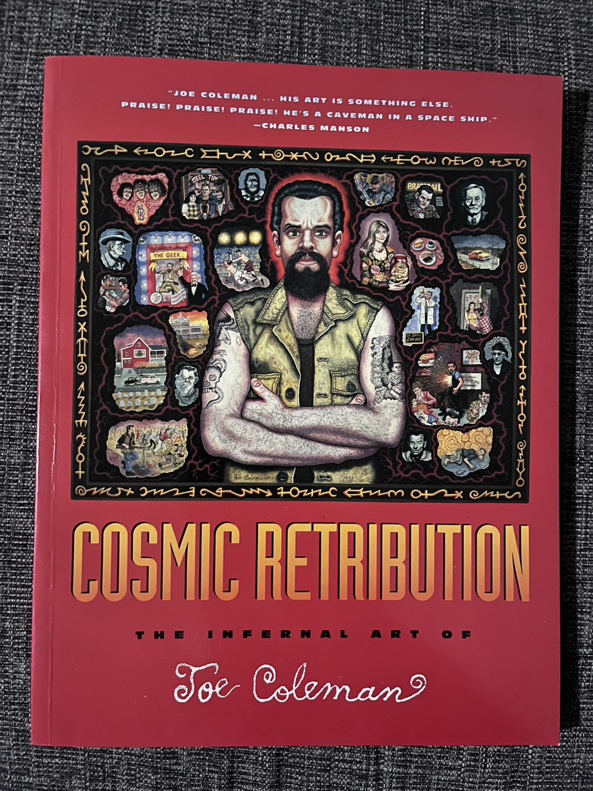 COSMIC RETRIBUTION Joe Coleman　ジョー・コールマン Joe Coleman Cosmic Retribution 1st Edition 12/92 Paperback NEW OLD