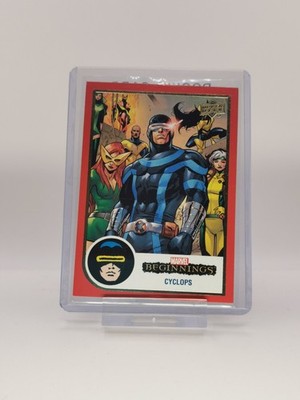 2022 Upper Deck Marvel Beginnings Vol 2 Ser. 1 Cyclops Red Base #16  PWE