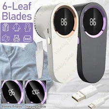 Cordless Electric Clothes Lint Pill Fluff Remover Fabrics Sweater Fuzz Shaver US