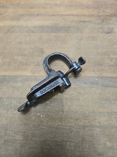 A144- Whitman Patented Leather Worker Vise Antique Saddle Harness Maker Cobbler